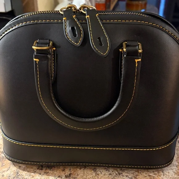 Coach Black Satchel Bag - Picture 1 of 11